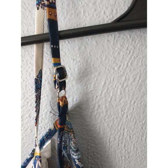 H&M Boho Paisley Patchwork TieFront TankTop Women’s Size4 Small AdjustableStraps - Picture 7 of 10